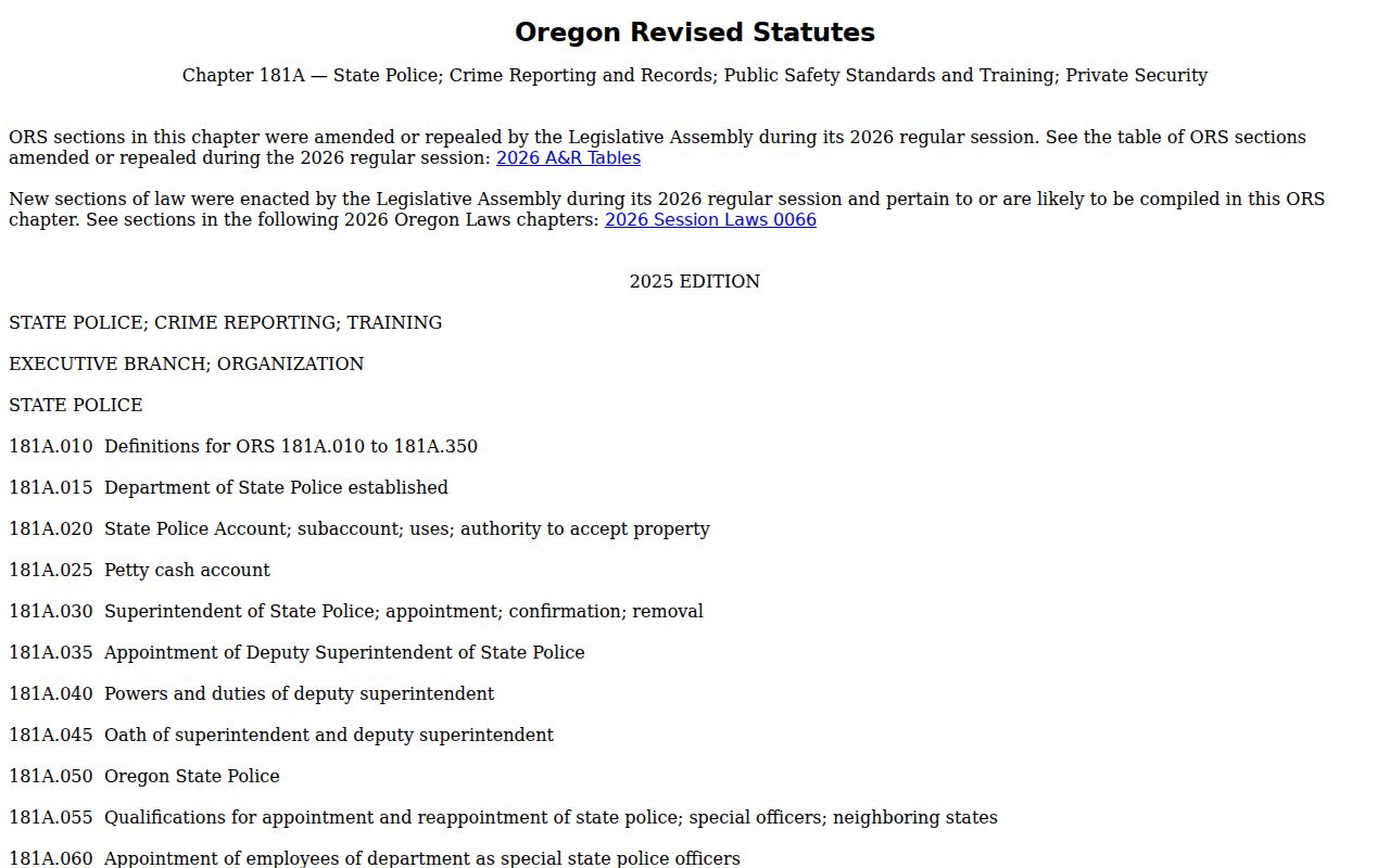 Clackamas County sex offender check Oregon criminal information law